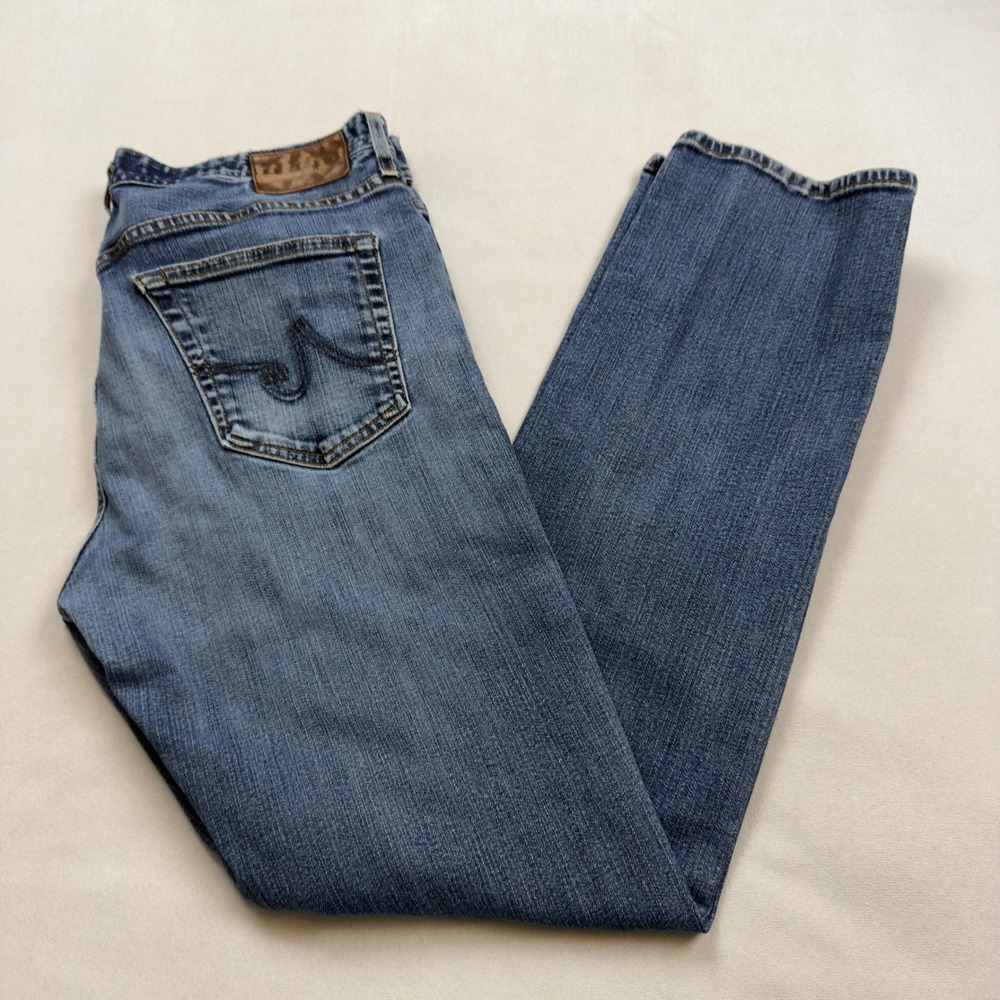 AG Adriano Goldschmied The Graduate Tailored‎ Leg Jeans Blue 36x34 Made in USA